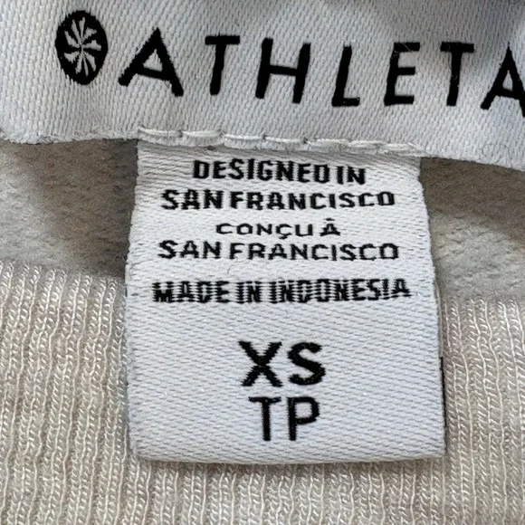 Athleta Women's Sweatshirt XS Gray Tencel Blend Mock Neck‎ Long Sleeve Pullover - Picture 12 of 16